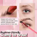 4D Hair Stroke Brow Stamp Brush