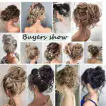 Messy Bun Hair Piece, Wavy Curly Chignon Ponytail Hairpiece for Daily Wear