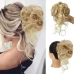 Curly Bun Hair Claw Clips