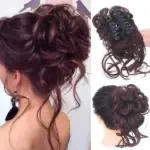 Curly Bun Hair Claw Clips