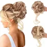 Curly Bun Hair Claw Clips